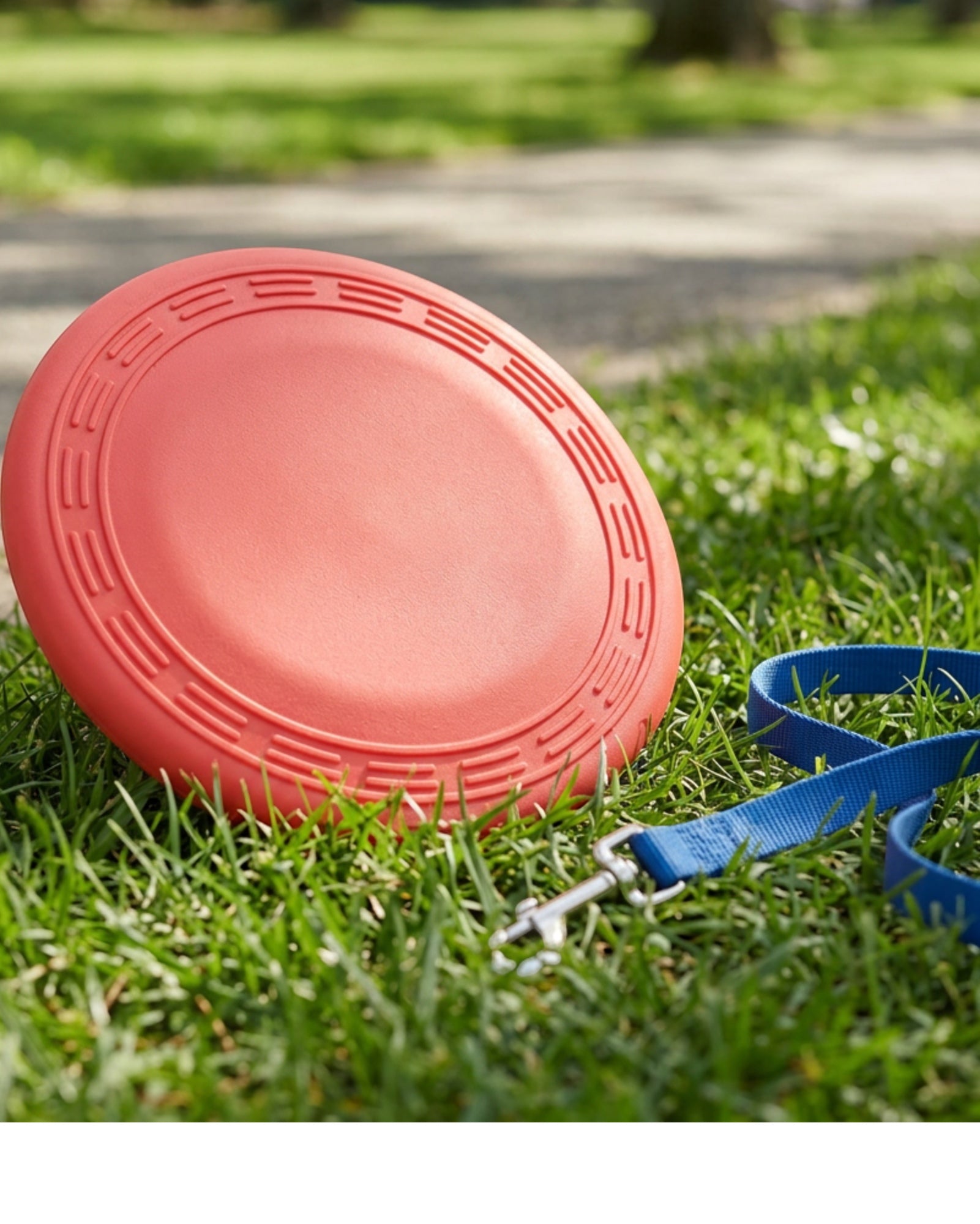 Keriz Soft Rubber Dog Flying Disc Coral 8 in